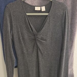 Spiegel Gray Long Sleeve Dress